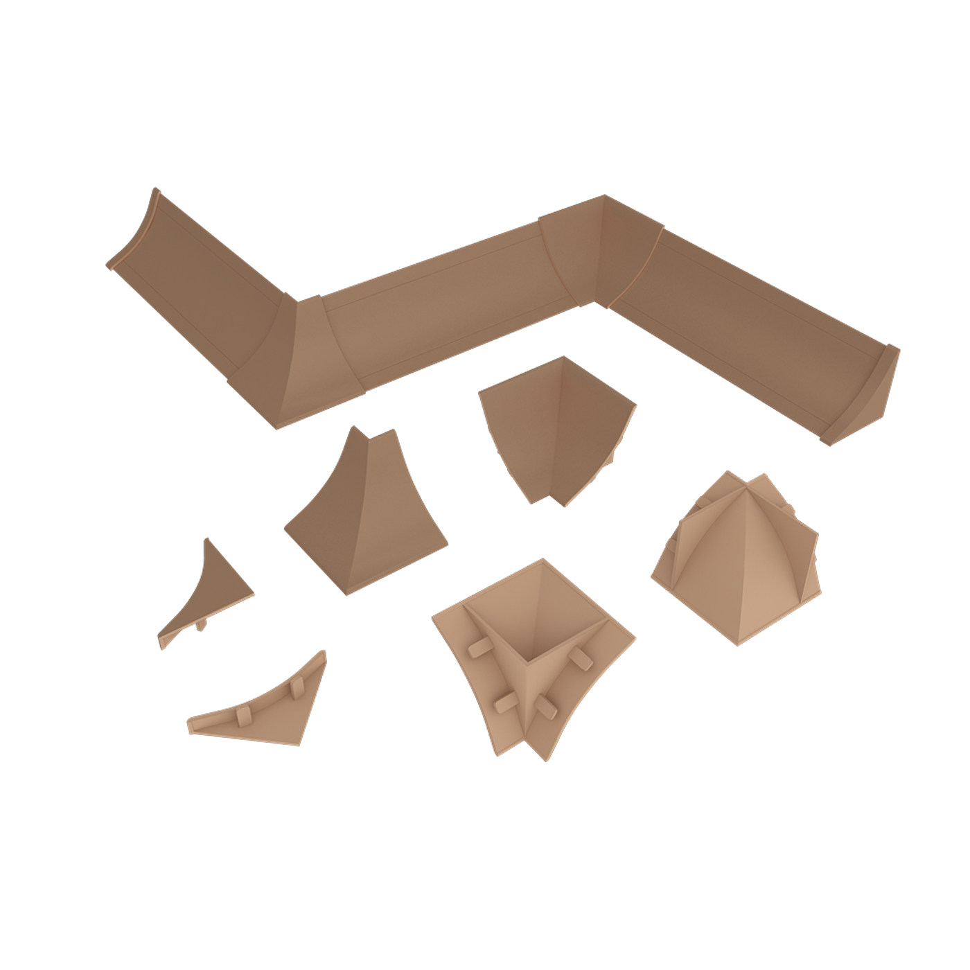 Комплект заглушек Мрамор № LB23-634