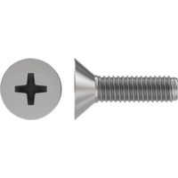 Винт потай крест DIN 965, М 6х35, цинк