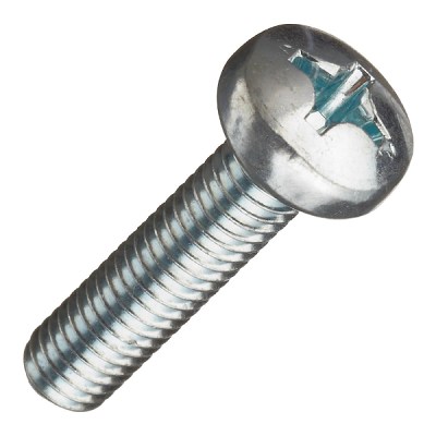 Винт 8х16 с полукруглой (цилиндрический) DIN 7985 оц,