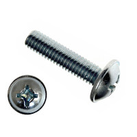 М 8х40 Винт с полукр.гол. и прессшайбой DIN 967 цинк (150 шт.)