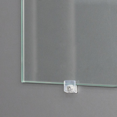 Стеклозажим пластик. прозрачный (1уп.10шт) AKS 39338