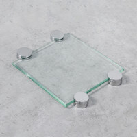 Крепление зеркала мет. MC-J60A D27 хром (4 шт.)  AKS 45221