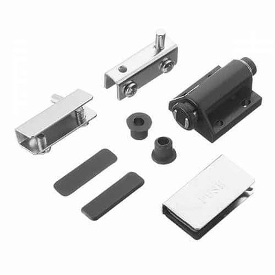 Набор для стеклянных дверей 2786 с одним магнитом (никель)