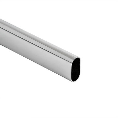 Труба овальная L-3000 (30*15*0.7) Хром вес. 0,91 кг. AKS 23007