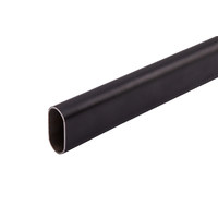 Труба овальная L-3000 (30*15*0.7) ЧЕРНАЯ вес. 0,91 кг. AKS 57975