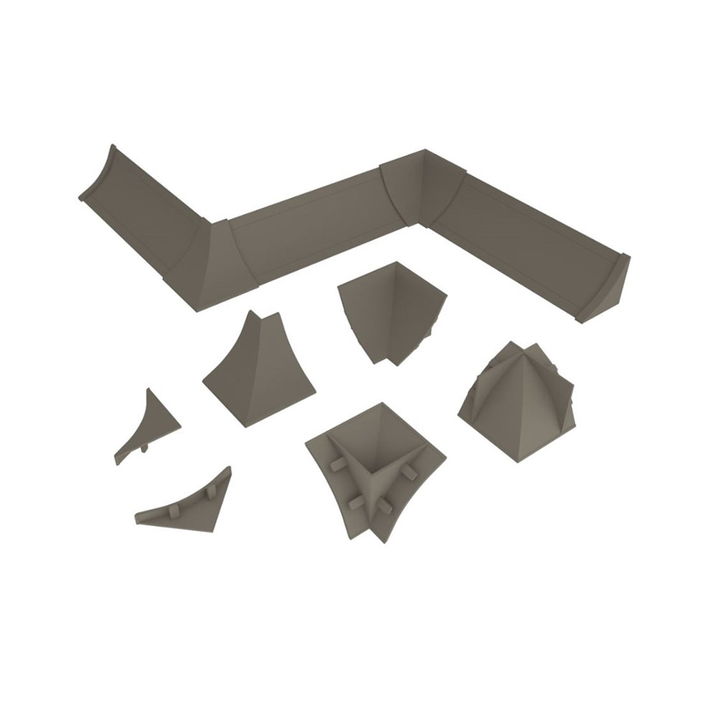 Комплект заглушек Антрацит № LB23-620