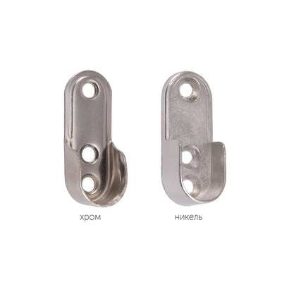 Штангодержатель для овальной трубы 15*30, черный AKS 57974