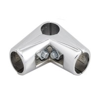 Соединитель 3-х труб d25 (579) угловой, черный AKS 112433