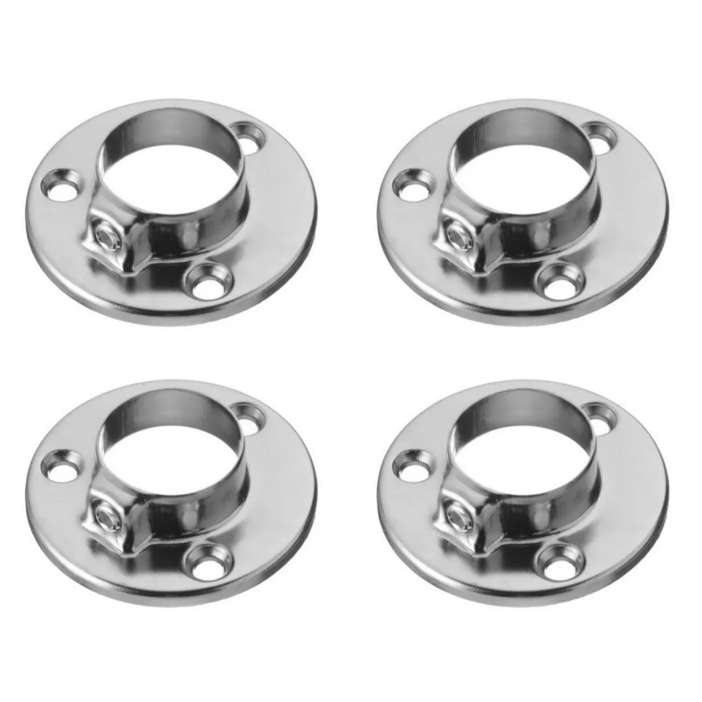 Штангодержатель для трубы d25, хром