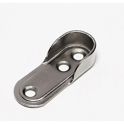 Штангодержатель для овальной трубы 15*30мм, хром