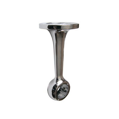 Держатель трубы d25 дистанционный сквозной, хром гальваника МФ