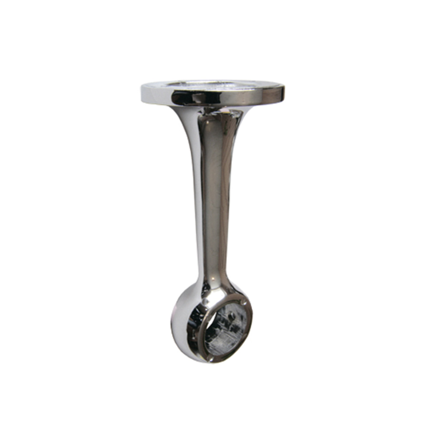 Держатель трубы d25 дистанционный сквозной, хром гальваника МФ