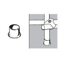 Заглушка наружная 514 d25, черный AKS  19119