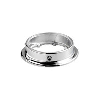 Штангодержатель d50 мм декоротивная с винтом, хром AKS 72070