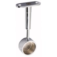 936А Держатель дистанционный непроходной с регуляцией трубы d25, хром AKS 14210