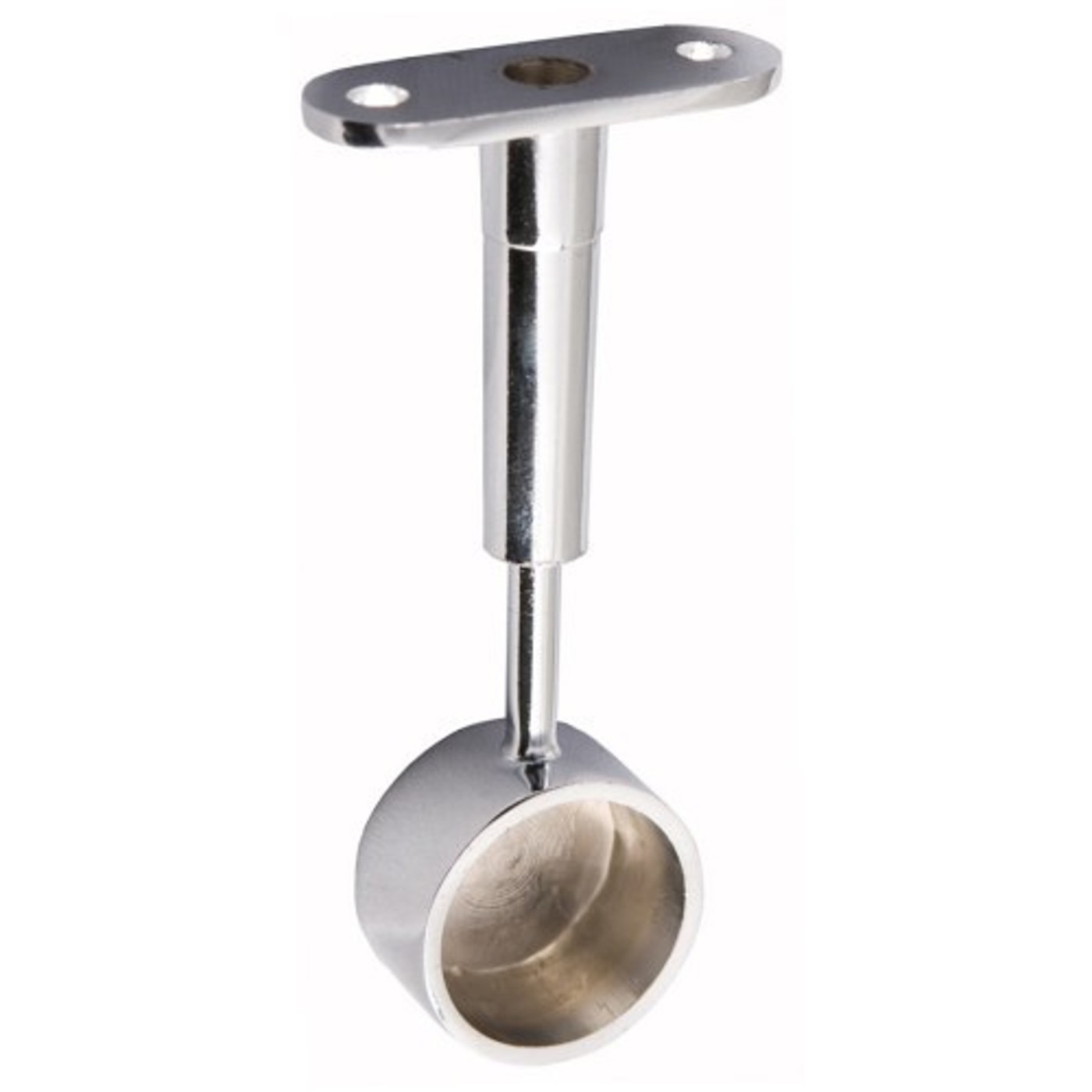 936А Держатель дистанционный непроходной с регуляцией трубы d25, хром AKS 14210