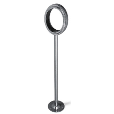 Держатель дистанционный проходной трубы d50 (Z-183) боковой хром AKS 15418