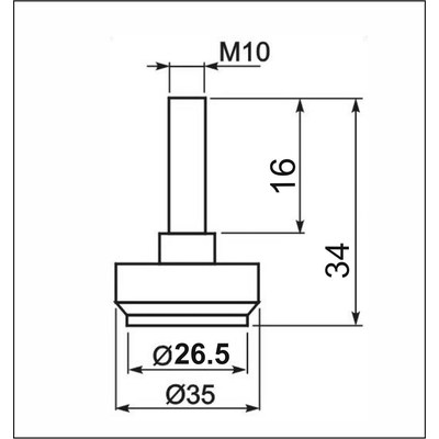511G Регулятор уровня трубы d25мм, вакуум AKS 14297