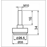 511G Регулятор уровня трубы d25мм, вакуум AKS 14297