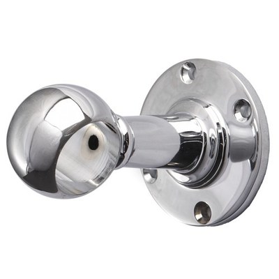 994 Держатель дистанционный проходной трубы d25, хром AKS 14214