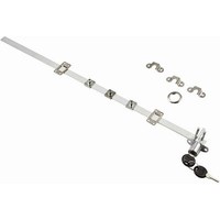 Замок меб. центральный 288/800, (замок - 1, Крепления - 1, Планка крепления замка - 1) AKS