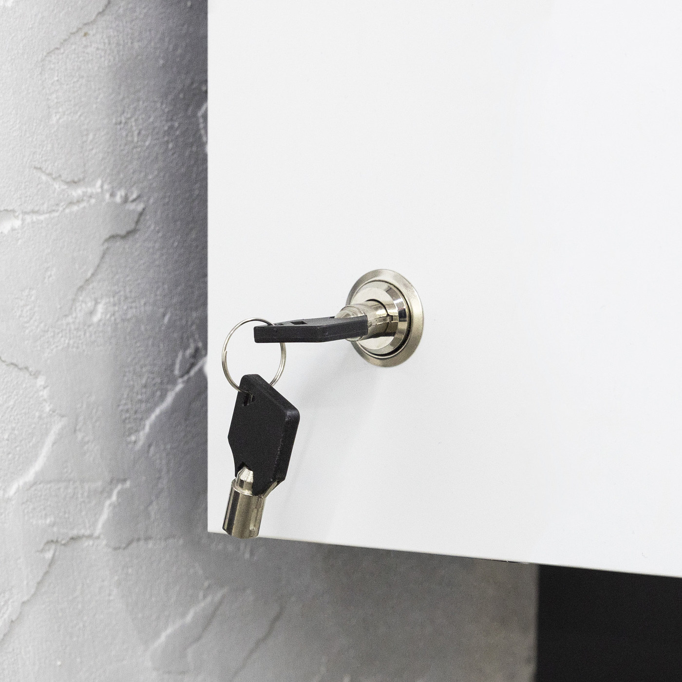 Замок мебельный 138 с тубулярным ключом (круглым) ключом AKS 79166