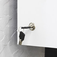 Замок мебельный 138 с тубулярным ключом (круглым) ключом AKS 79166