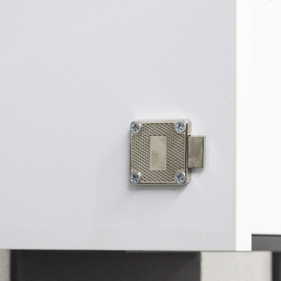 Замок мебельный 138 с тубулярным ключом (круглым) ключом AKS 79166