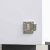 Замок мебельный 138 с тубулярным ключом (круглым) ключом AKS 79166