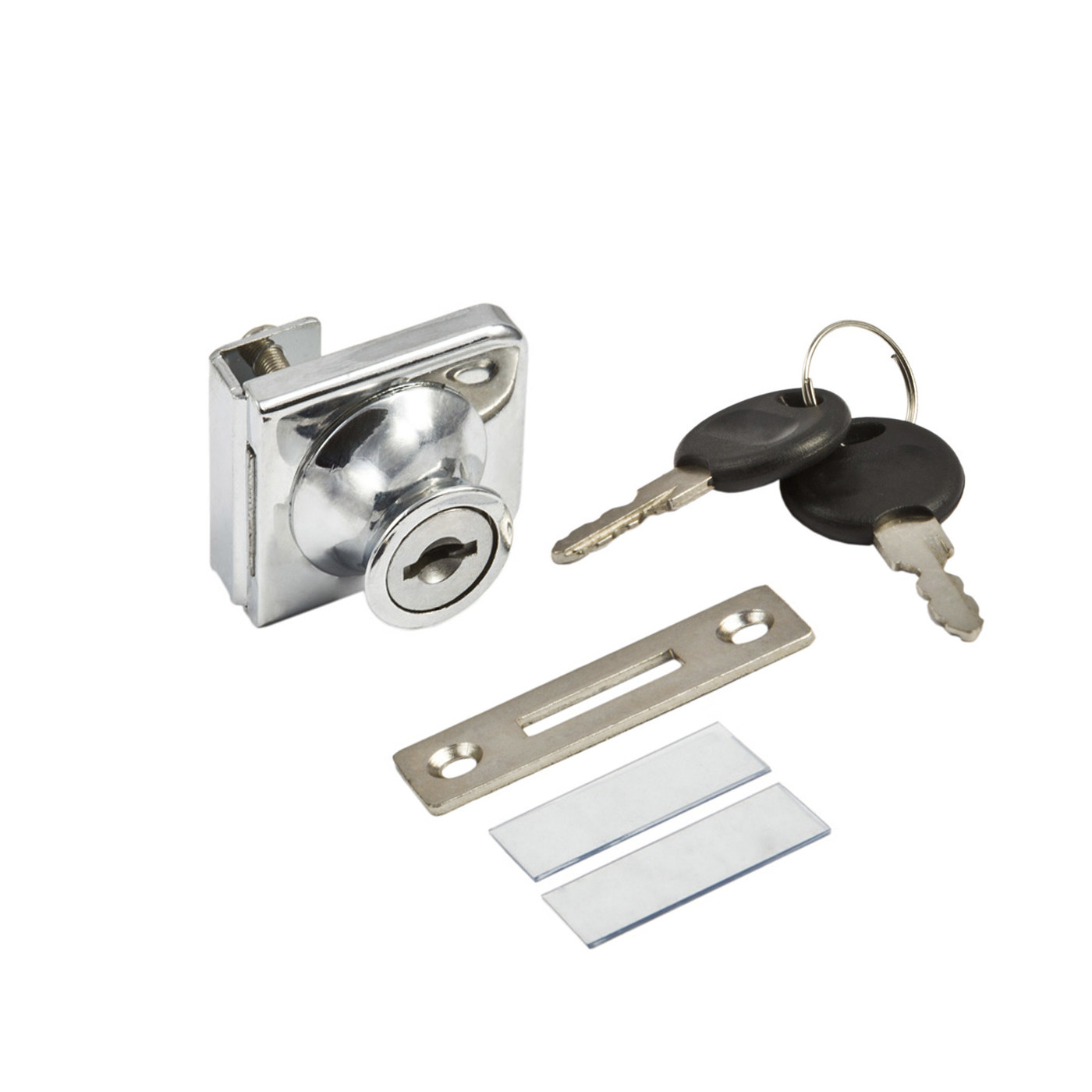 Замок мебельный 407 для стеклянных дверей AKS 21185