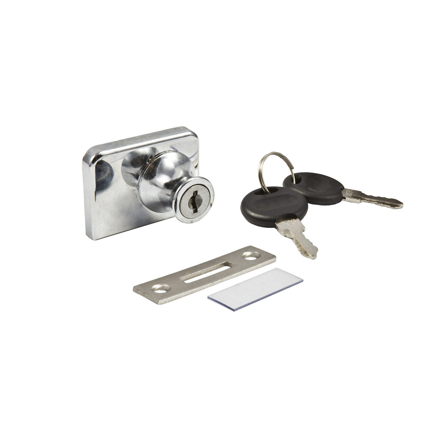 Замок мебельный 407 для 2-ух стеклянных дверей AKS 60916