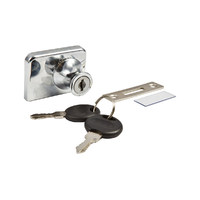 Замок мебельный 407 для 2-ух стеклянных дверей AKS 60916