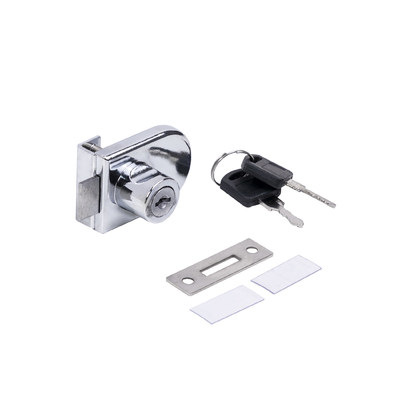 Замок мебельный 408 для стеклянных дверей AKS 47696