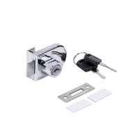 Замок мебельный 408 для стеклянных дверей AKS 47696