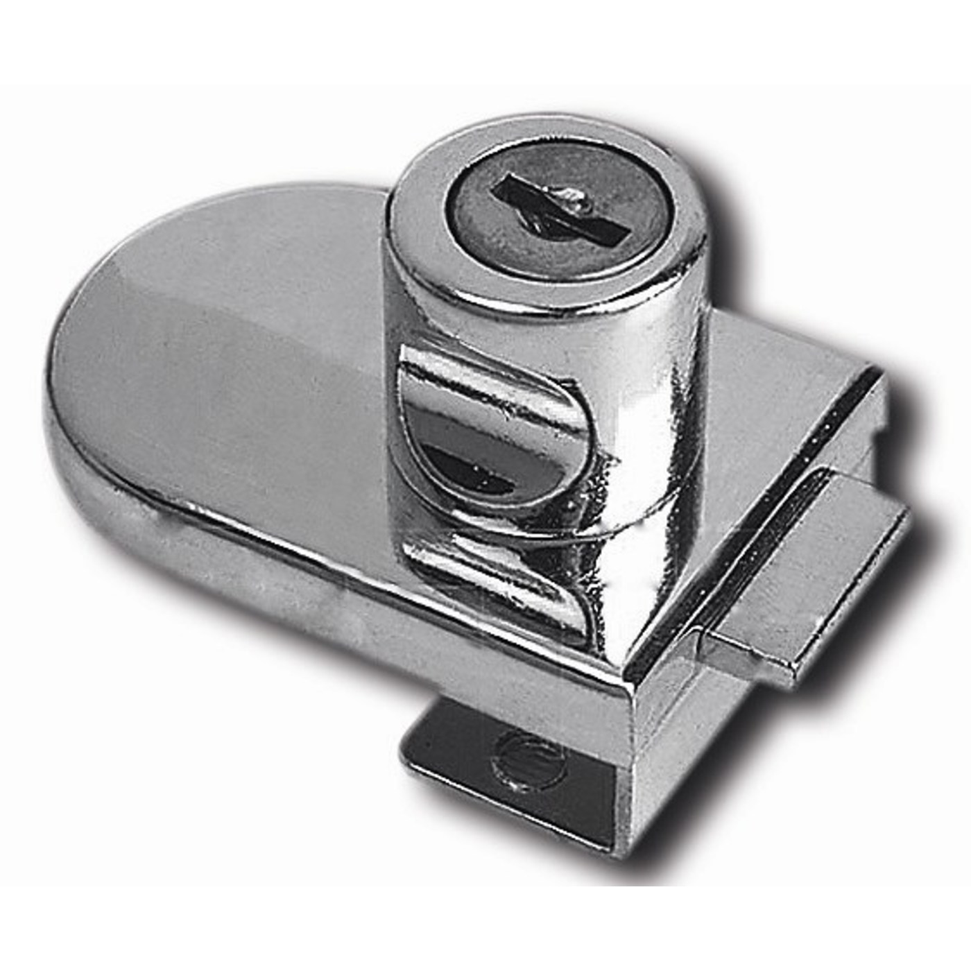 Замок мебельный 408 для стеклянных дверей AKS 47696