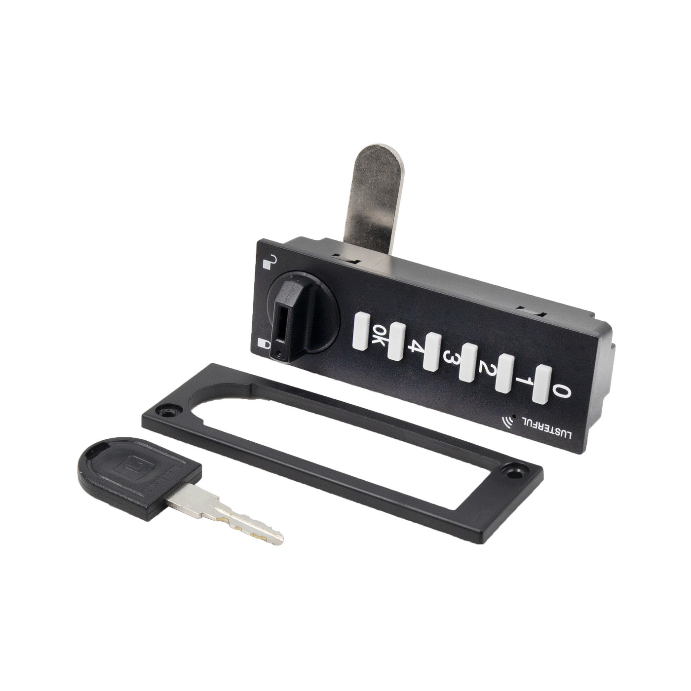 Замок мебельный 601 электронный, кодовый, вертикальный AKS 82429