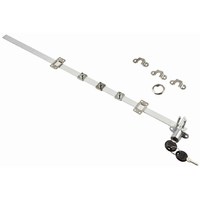 Замок для выдвижных 3-х ящиков механический центральный 288/500 AKS 47699