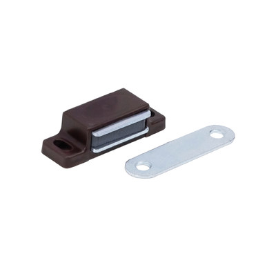 Защелка магнитная мебельная, коричневая N AKS 83929