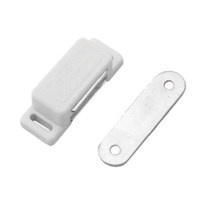 Защелка магнитная мебельная, белая AKS 38440