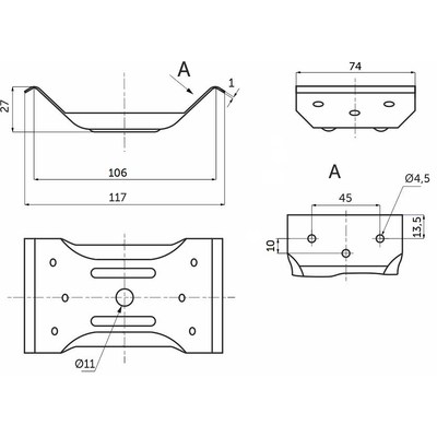 Стяжка для стола 102 AKS 108103