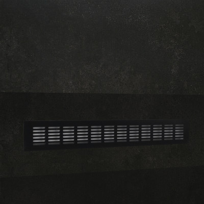 Решетка вентиляционная малая 60, черная AKS 65800