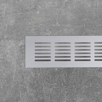 Решетка вентиляционная 480*60, серебро алюминий AKS 47689