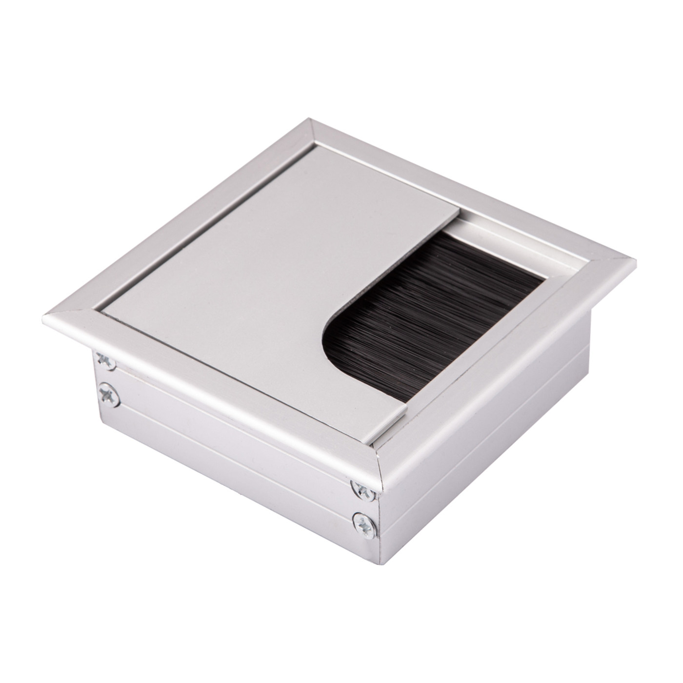 Пропуск кабельный метал. 80*80мм, алюминий AKS 68126