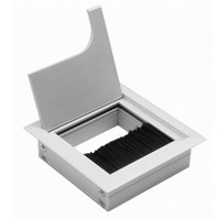 Пропуск кабельный метал. 80*80мм, алюминий AKS 68126