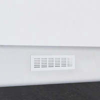 Решетка вентиляционная 250*60, белая AKS 89602
