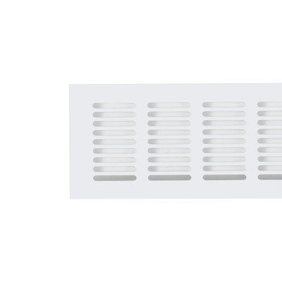 Решетка вентиляционная 480*80, белая аллюминий AKS 65796