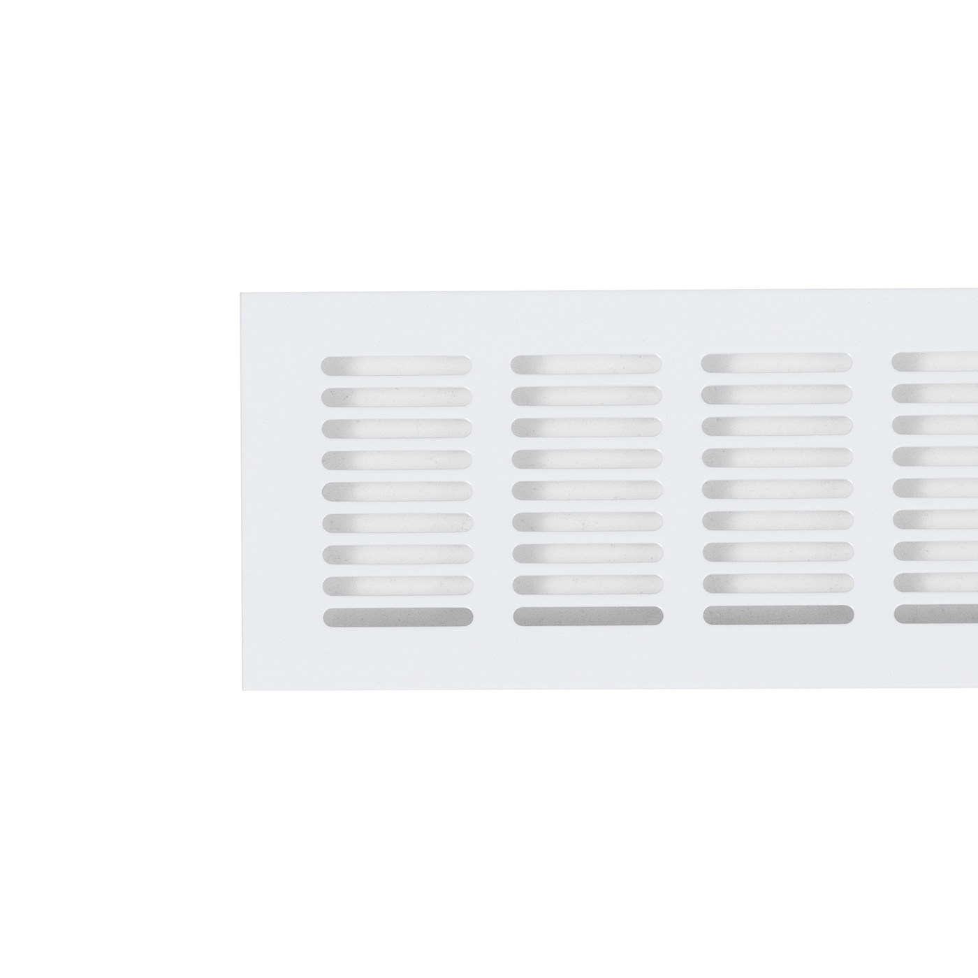 Решетка вентиляционная 480*80, белая аллюминий AKS 65796