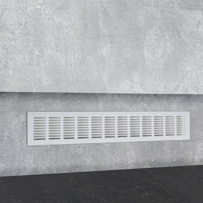 Решетка вентиляционная 480*80, серебро аллюминий AKS 47688