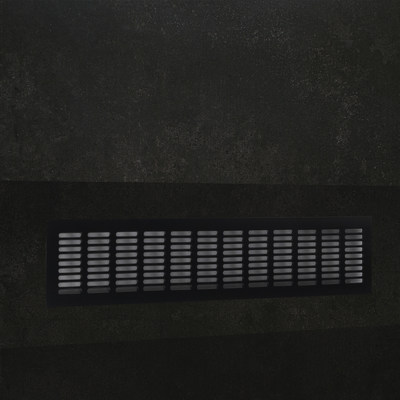 Решетка вентиляционная 480*80, черная AKS 65797