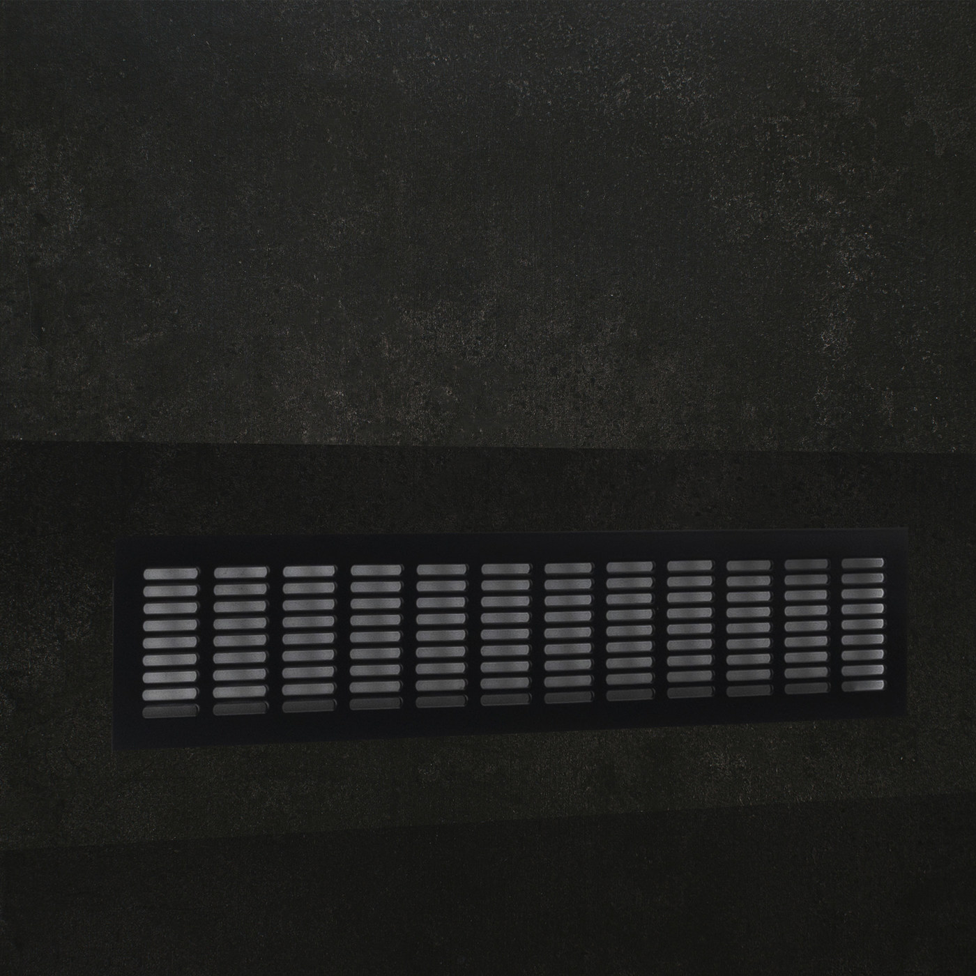 Решетка вентиляционная 480*80, черная AKS 65797